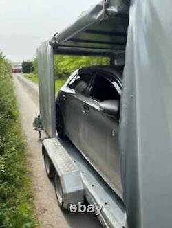 Nouvelle remorque de transport de voitures fermée à deux essieux Graham Edwards de 16 pieds x 6 pieds 6 pouces