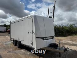Nouvelle remorque fermée pour voiture Brian James Race Box 16 pi x 6 pi 2 po à double essieu 2026