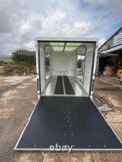 Nouvelle remorque fermée pour voiture Brian James Race Box 16 pi x 6 pi 2 po à double essieu 2026