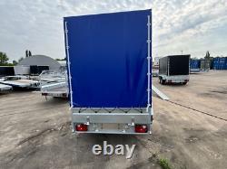 Nouvelle remorque fourgon 10x5 2700 kg PTAC, double essieu, robuste, remorque auto/van ALKO + rampes