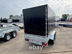 Nouvelle remorque fourgon 10x5 2700 kg PTAC, double essieu, robuste, remorque auto/van ALKO + rampes