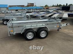 Nouvelle remorque fourgon 10x5 2700 kg PTAC, double essieu, robuste, remorque auto/van ALKO + rampes