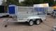 Nouvelle Remorque Porte-voiture 10x5 &agrave; Double Essieu, Sans Frein, 750 Kg, Avec Ridelles Grillag&eacute;es Hautes De 800 Mm