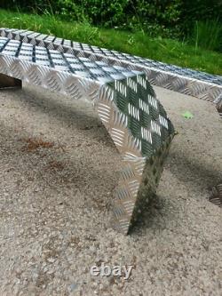 Paire de garde-boue de remorque sur mesure en aluminium, double essieu tandem, longueur 1 500 mm