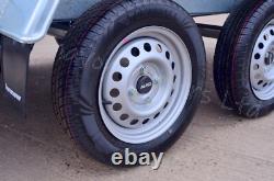 REMORQUE DE COFFRE DE VOITURE 8x4 À DOUBLE ESSIEU NON FREINÉ MGW 750KG AL-KO DOUBLE ESSIEU