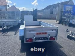 REMORQUE PLATE À DOUBLE ESSIEU NEUVE DE 2,65 m x 1,28 m