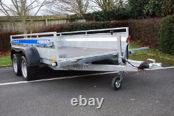 Remorque 10 pi x 5 pi 2700 kg à double essieu avec rampes de chargement