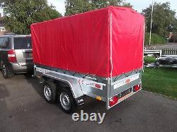 Remorque 9ftx4ft Twin Axle Box Petit Camping 2,70 X 1,32 M +150cm Cover