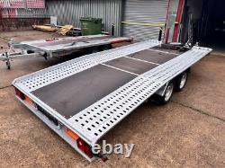Remorque BEAVER TAIL à double essieu 15 pi 6,6 pi 4,5 m x 2 m 2700 kg TAILLE DE ROUE 13