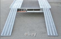 Remorque BEAVER TAIL à double essieu 15 pi 6,6 pi 4,5 m x 2 m 2700 kg TAILLE DES ROUES 14