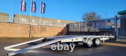 Remorque BEAVER TAIL à double essieu 15 pieds x 6,9 pieds 4,5 m x 2,1 m 2700 kg TAILLE DES ROUES 13