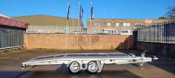 Remorque BEAVER TAIL à double essieu 15 pieds x 6,9 pieds 4,5 m x 2,1 m 2700 kg TAILLE DES ROUES 13