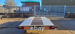 Remorque BEAVER TAIL à double essieu 15 pieds x 6,9 pieds 4,5 m x 2,1 m 2700 kg TAILLE DES ROUES 13