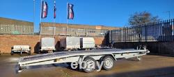 Remorque BEAVER TAIL à double essieu 15 pieds x 6,9 pieds 4,5 m x 2,1 m 2700 kg TAILLE DES ROUES 13