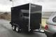 Remorque Boxxa 1055tb 3m X 1,5m X 1,5m à Double Essieu Freinée 2600kg Noire