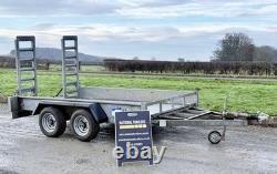 Remorque Digger Dumper Indespension 10x6ft à Double Essieu (3500kg) Ifor Ivor