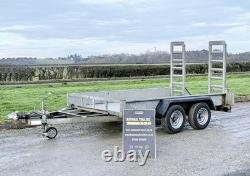 Remorque Digger Dumper Indespension 10x6ft à Double Essieu (3500kg) Ifor Ivor