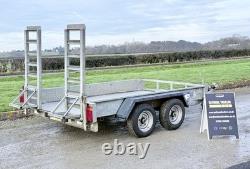 Remorque Digger Dumper Indespension 10x6ft à Double Essieu (3500kg) Ifor Ivor