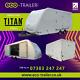 Remorque Eco-trailer Titan Pour Voiture Fermée, Navette Couverte De Transport De 3500 Kg