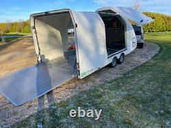 Remorque Eco-Trailer Velocity iQ / remorque de course fermée couverte de 3500 kg