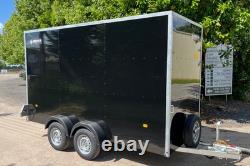 Remorque Fourgon Grande Boîte 12' x 5' x 6'6 - Essieu Double Freiné 2600kg RAMPE