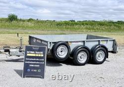 Remorque Ifor Williams GD85 8 pieds (double essieu) Ivor GD84 GD105 P8e Garden Builder