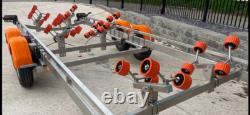 Remorque Marine Rib / Bateau à Double Essieu en Acier Inoxydable Vanclaes