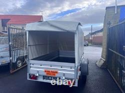 Remorque Neuve 10ft x 5ft À Double Essieu Avec Cadre Et Housse 1300KG Freinée