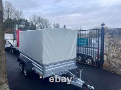 Remorque Neuve 10ft x 5ft À Double Essieu Avec Cadre Et Housse 1300KG Freinée