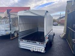 Remorque Neuve 10ft x 5ft À Double Essieu Avec Cadre Et Housse 1300KG Freinée