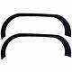 Remorque Twin Axle Tandem Mudguard Wing Fender 15 / 16 Roues 69 X 8 Paires