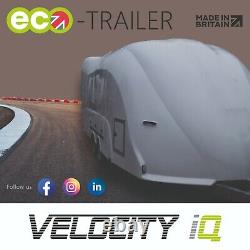 Remorque Velocity iQ 2023 de 3500kg pour le transport fermé et couvert de voitures de course.