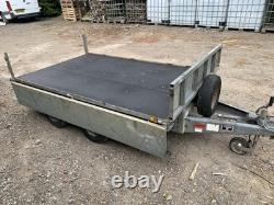 Remorque à benne basculante à double essieu Ifor Williams LT85G 2000 kg