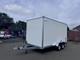 Remorque à Benne Double Essieu Toute Neuve 400cm X 200cm X 200cm Avec Portes De Grange 2700kg Bra