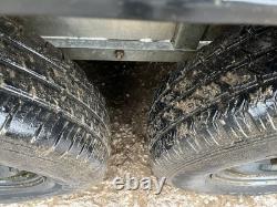 Remorque à bétail à deux essieux de 14 pieds Graham Edwards. Épandeur de moutons pour chargeur de tracteur JCB.