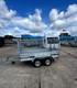 Remorque &agrave; Cage Grillag&eacute;e 8x4 &agrave; Double Essieu Sans Frein, Remorque Porte-voiture Grillag&eacute;e Mgw 750 Kg, Neuve