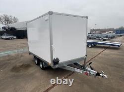 Remorque à caisse 3m x 1,8m 2700kg avec rampe arrière, double essieu, 10ft x 6ft x 6ftH