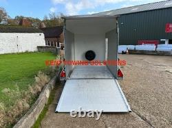 Remorque à caisse à double essieu Debon C500 d'occasion + porte + côtés en aluminium 2600KG PTAC ? SANS TVA