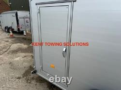 Remorque à caisse à double essieu Debon C700 12 pieds d’occasion 2025 rampe + porte + côtés en aluminium TVA incluse