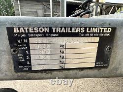 Remorque à deux essieux Bateson 14x5ft de 2000 kg
