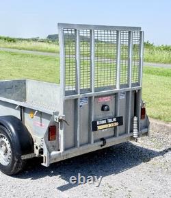 Remorque à double essieu Ifor Williams GD84 8 pieds (rampe) Ivor GD85 GD105 P8e pour jardin et quad