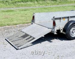 Remorque à double essieu Ifor Williams GD84 8 pieds (rampe) Ivor GD85 GD105 P8e pour jardin et quad