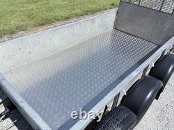Remorque à double essieu Ifor Williams GD84 8 pieds (rampe) Ivor GD85 GD105 P8e pour jardin et quad