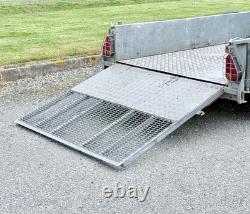 Remorque à double essieu Ifor Williams GD85 8 pieds (rampe) Ivor GD84 GD105 P8e pour jardin, quad  
<br/> 	