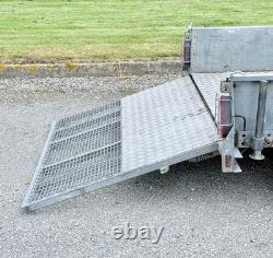 Remorque à double essieu Ifor Williams GD85 8 pieds (rampe) Ivor GD84 GD105 P8e pour jardin, quad
	
<br/>
