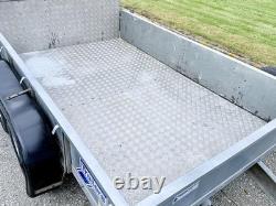 Remorque à double essieu Ifor Williams GD85 8 pieds (rampe) Ivor GD84 GD105 P8e pour jardin, quad

<br/>

