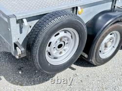 Remorque à double essieu Ifor Williams GD85 8 pieds (rampe) Ivor GD84 GD105 P8e pour jardin, quad 	<br/>

 