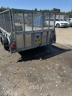 Remorque à double essieu Ivor Williams avec rampe d'occasion