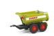 Remorque à Essieux Jumeaux à 4 Roues Rolly Claas Half Pipe Pour Tracteur à Pédales Pour Enfants