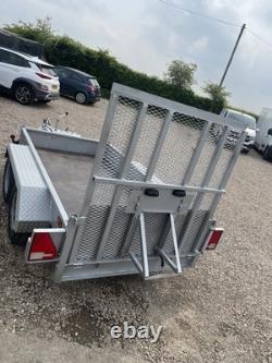 Remorque à plantes Mini Pelle 2700kg Indespension Double Essieu Queue de Castor Utilitaire
